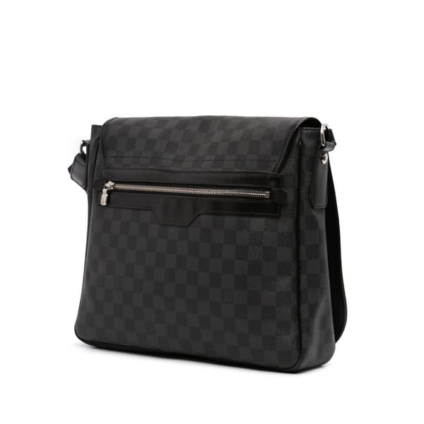 Pre-owned Louis Vuitton Damier Graphite Daniel MM Black
