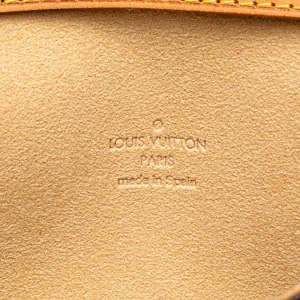 Pre-owned Louis Vuitton Monogram Pochette Twin PM Brown