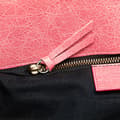 Pikkukuva 8 / 10: Pre-owned Balenciaga Lambskin Motocross Classic Folk Crossbody Pink