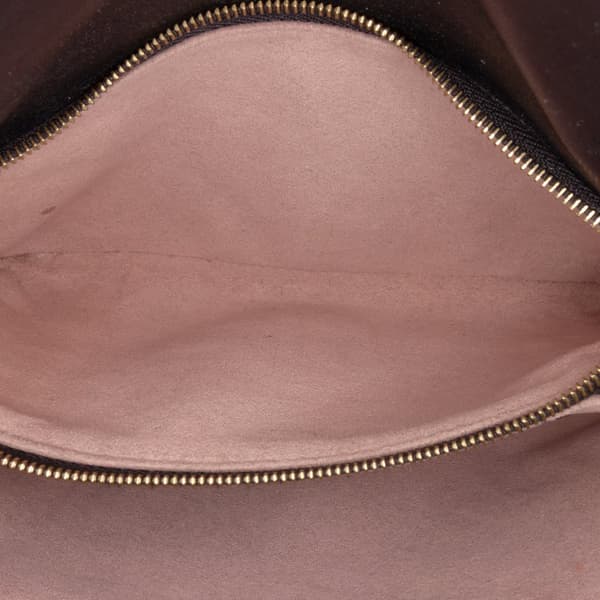 Pre-owned Louis Vuitton Monogram Embossed Pochette Coussin Black