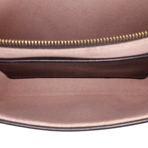 Pre-owned Louis Vuitton Monogram Embossed Pochette Coussin Black