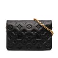 Miniatyrbilde 1 av 10: Pre-owned Louis Vuitton Monogram Embossed Pochette Coussin Black