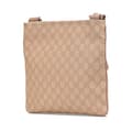 Miniatyrbild 2 av 10: Pre-owned Gucci GG Supreme Flat Messenger Bag Brown
