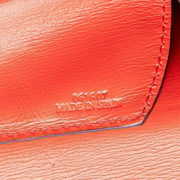 Pre-owned LOEWE Medium Leather Barcelona Crossbody Red