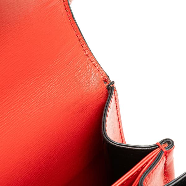 Pre-owned LOEWE Medium Leather Barcelona Crossbody Red