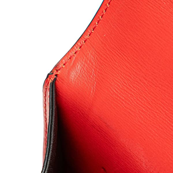 Pre-owned LOEWE Medium Leather Barcelona Crossbody Red