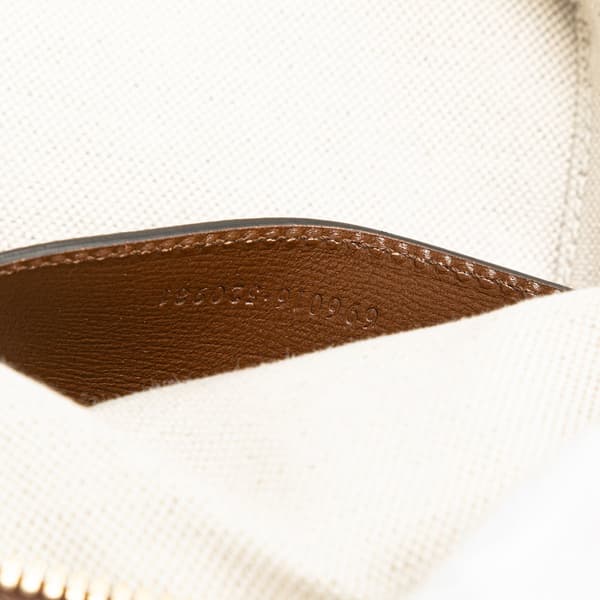 Pre-owned Gucci GG Supreme Interlocking G Sling Bag Brown