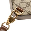 Miniatyrbild 10 av 10: Pre-owned Gucci GG Supreme Interlocking G Sling Bag Brown