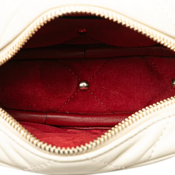 Pre-owned Valentino Leather Rockstud Crossbody White