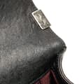 Miniatyrbild 9 av 10: Pre-owned Chanel Old Medium Quilted Crumpled Calfskin Studded Boy Flap Black
