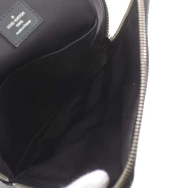 Pre-owned Louis Vuitton Damier Graphite Pixel Avenue Sling Black