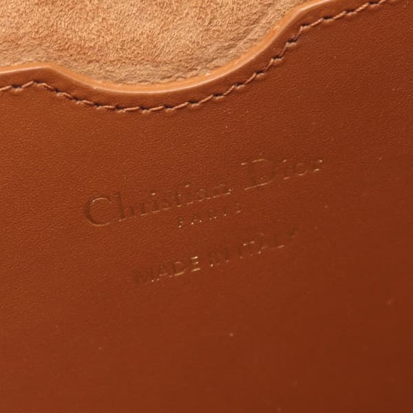 Pre-owned Dior Large Smooth Calfskin Bobby Crossbody Brown