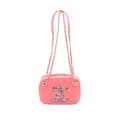 Miniatyrbild 1 av 9: Pre-owned Chanel Lambskin Giant Crystal CC Camera Bag Pink