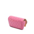 Pikkukuva 2 / 10: Pre-owned Chanel CC Quilted Lambskin Sunglasses Case with Chain Pink