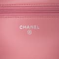 Miniatyrbilde 5 av 10: Pre-owned Chanel Embossed Lambskin Camellia Wallet On Chain Pink