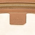Miniatyrbild 5 av 10: Pre-owned Gucci Medium Leather Interlocking G Braided Strap Crossbody Brown