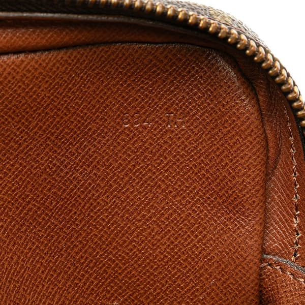 Pre-owned Louis Vuitton Monogram Pochette Marly Bandouliere Brown