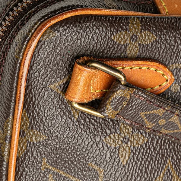 Pre-owned Louis Vuitton Monogram Pochette Marly Bandouliere Brown