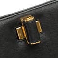 Miniatyrbillede 7 af 10: Pre-owned Ferragamo Leather Turnlock Chain Crossbody Black