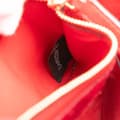 Miniatyrbild 6 av 10: Pre-owned Valentino Leather Rockstud Spike Wallet on Chain Red