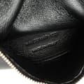 Miniatyrbild 6 av 10: Pre-owned Saint Laurent Antiqued Lambskin Sid Flat Crossbody Black