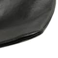 Miniatyrbild 9 av 10: Pre-owned Saint Laurent Antiqued Lambskin Sid Flat Crossbody Black
