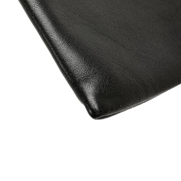 Pre-owned Saint Laurent Antiqued Lambskin Sid Flat Crossbody Black