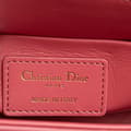 Miniatyrbild 5 av 10: Pre-owned Dior Micro Smooth Calfskin 30 Montaigne Flap Pink