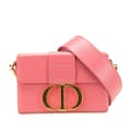 Miniatyrbild 1 av 10: Pre-owned Dior Micro Smooth Calfskin 30 Montaigne Flap Pink