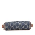 Miniatyrbild 3 av 10: Pre-owned Gucci Mini GG Denim Ophidia Crossbody Blue