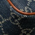 Miniatyrbild 9 av 10: Pre-owned Gucci Mini GG Denim Ophidia Crossbody Blue