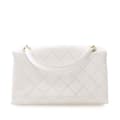 Pikkukuva 4 / 10: Pre-owned Chanel Medium Quilted Calfskin Enchained Flap White