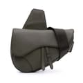 Pikkukuva 1 / 10: Pre-owned Dior Grained Calfskin Saddle Bag Gray