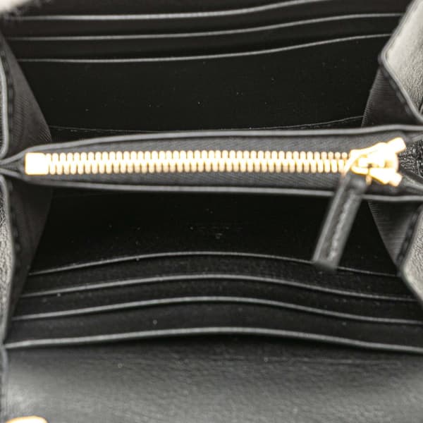 Pre-owned Gucci Medium Calfskin Blondie Wallet on Chain Black