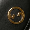 Miniatyrbild 9 av 10: Pre-owned Gucci Medium Calfskin Blondie Wallet on Chain Black