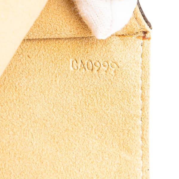Pre-owned Louis Vuitton Monogram Pochette Twin PM Brown