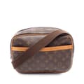 Miniatyrbild 1 av 10: Pre-owned Louis Vuitton Monogram Reporter PM Brown