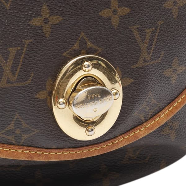 Pre-owned Louis Vuitton Monogram Tulum GM Brown