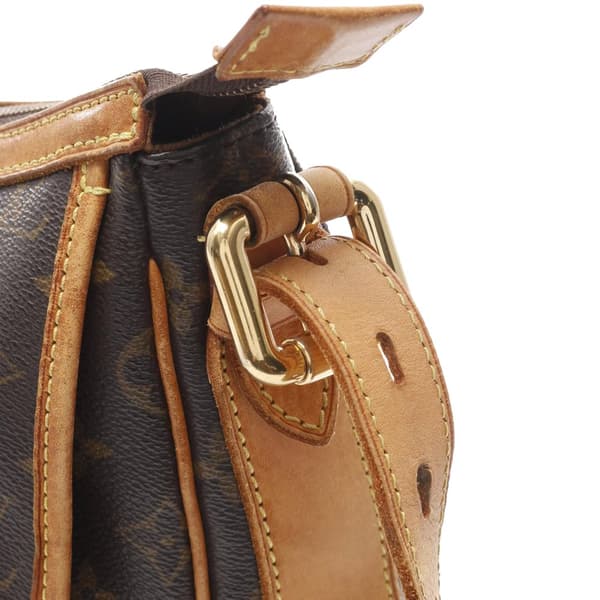 Pre-owned Louis Vuitton Monogram Tulum GM Brown