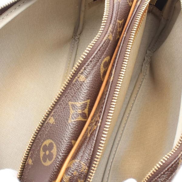 Pre-owned Louis Vuitton Monogram Reporter PM Brown