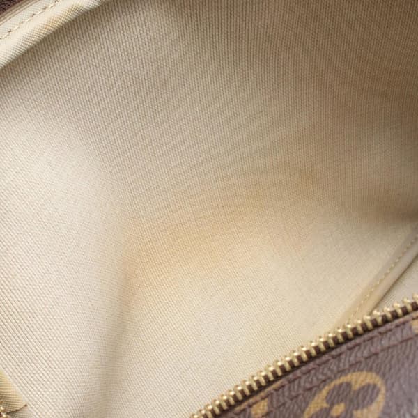 Pre-owned Louis Vuitton Monogram Reporter PM Brown