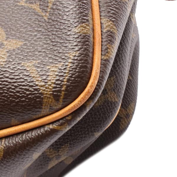 Pre-owned Louis Vuitton Monogram Reporter PM Brown