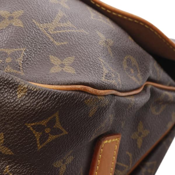 Pre-owned Louis Vuitton Monogram Saumur 35 Brown