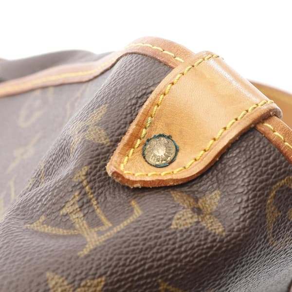 Pre-owned Louis Vuitton Monogram Saumur 35 Brown