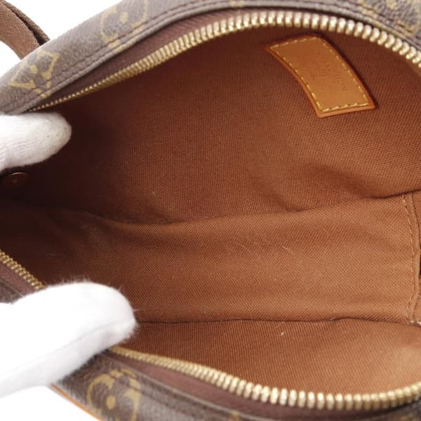 Pre-owned Louis Vuitton Monogram Pochette Gange Brown