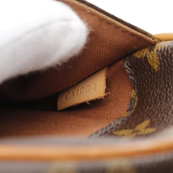 Pre-owned Louis Vuitton Monogram Pochette Gange Brown