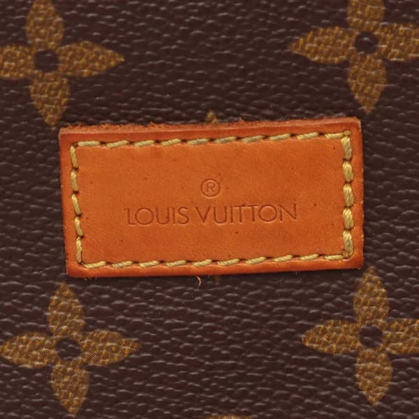 Pre-owned Louis Vuitton Monogram Saumur 35 Brown