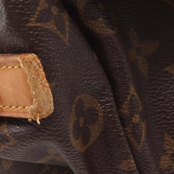 Pre-owned Louis Vuitton Monogram Saumur 35 Brown