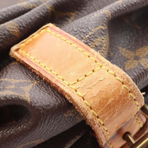 Pre-owned Louis Vuitton Monogram Saumur 35 Brown