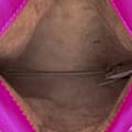 Miniatyrbild 4 av 10: Pre-owned Bottega Veneta Small Calfskin Intrecciomirage Embossed Butterfly Chain Crossbody Pink
